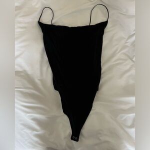 Abercrombie Drapey Black Bodysuit